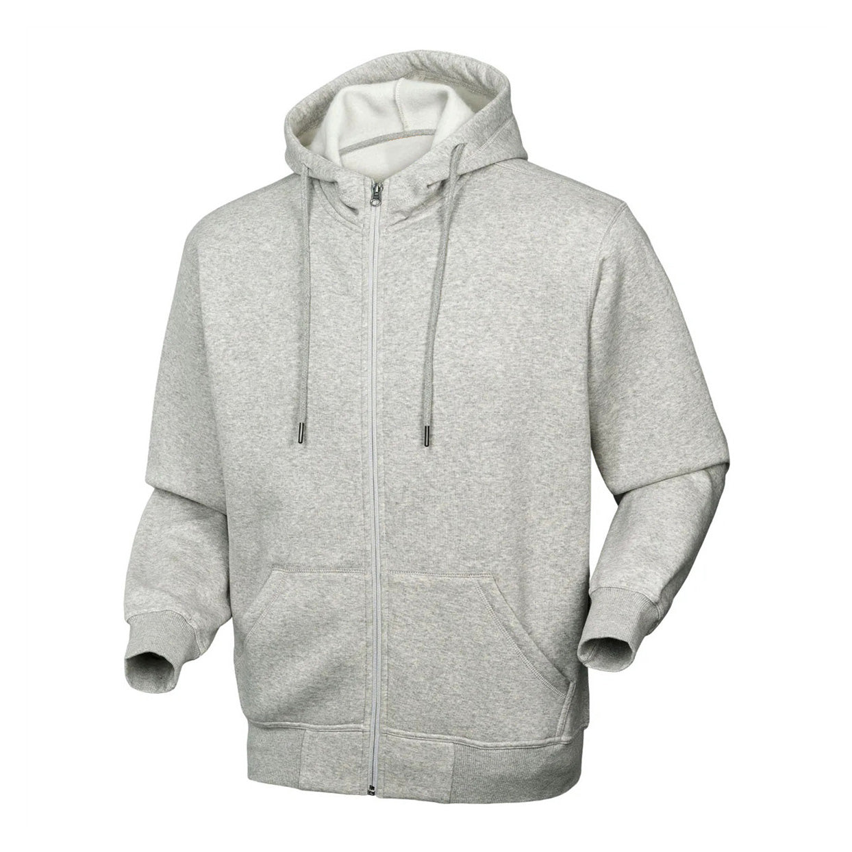 Melange Zipper Hoodie